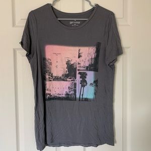 “summer starts here” graphic tee